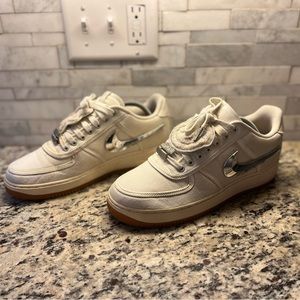 Travis Scott Air Force 1s Sail